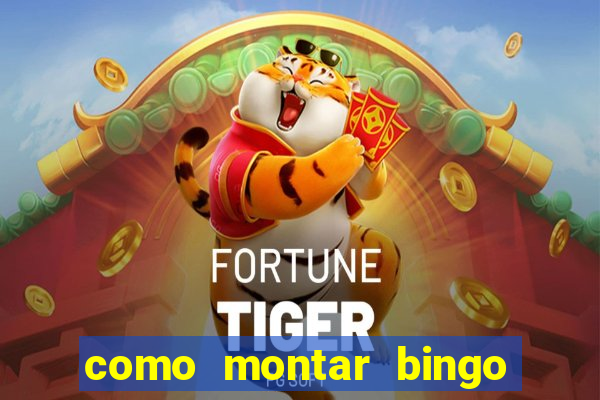 como montar bingo brinquedos toia